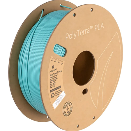 Polymaker PolyTerra Matte PLA Filament Arctic Teal