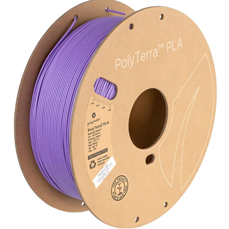 Polymaker PolyTerra Matte PLA Filament Lavanta Mor